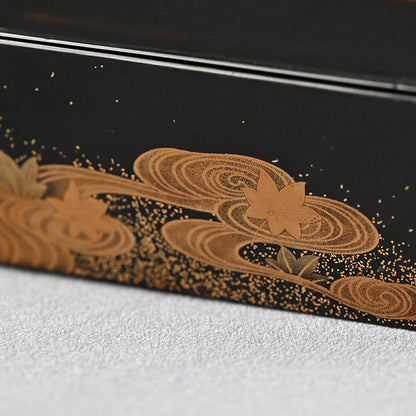Exquisite Crashing Waves & Sun Lacquer Box
