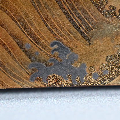 Exquisite Crashing Waves & Sun Lacquer Box