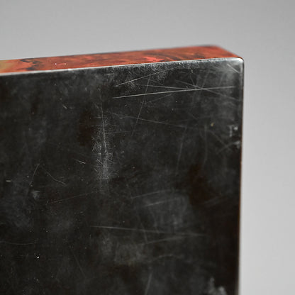 Antique Carved Kagawa-Nuri Solid Lacquer Box