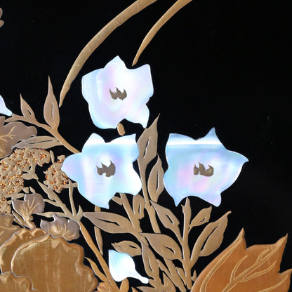 Breathtaking Lacquered Tray ー神坂 雪佳 “四季草花模様 廣蓋”