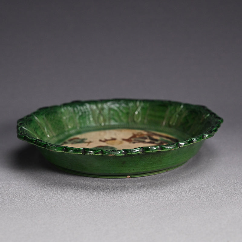 Antique Japanese Edo p. Gennai Yaki Plate