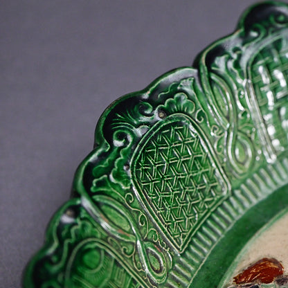 Antique Japanese Edo p. Gennai Yaki Plate