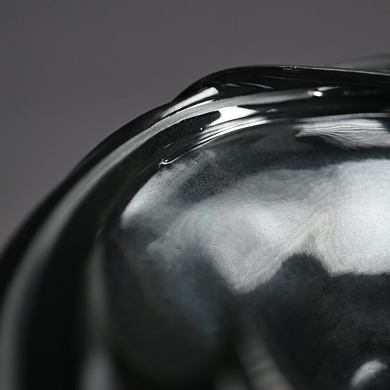 Silver Spiral Tea Bowl ー松村 淳 “Phantasmic Qualia TB-F (Sa)²”