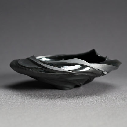 Silver Spiral Tea Bowl ー松村 淳 “Phantasmic Qualia TB-F (Sa)²”