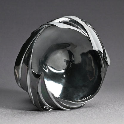Silver Spiral Tea Bowl ー松村 淳 “Phantasmic Qualia TB-F (Sa)²”