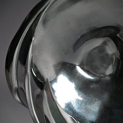 Silver Spiral Tea Bowl ー松村 淳 “Phantasmic Qualia TB-F (Sa)²”