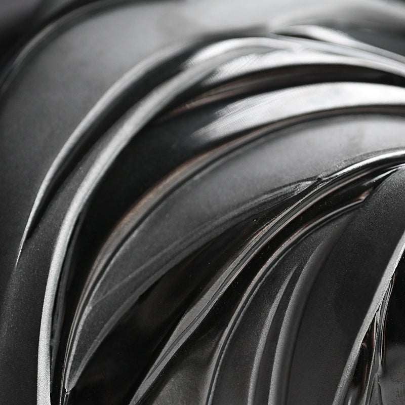 Silver Spiral Tea Bowl ー松村 淳 “Phantasmic Qualia TB-F (Sa)²”