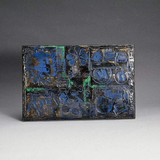 Early Nomura Ko, Mid-century Print Mold Collage ー野村 耕