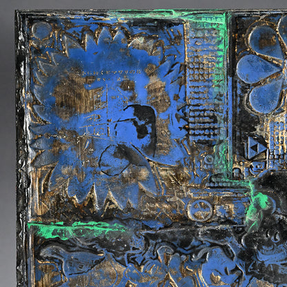 Early Nomura Ko, Mid-century Print Mold Collage ー野村 耕