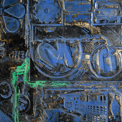 Early Nomura Ko, Mid-century Print Mold Collage ー野村 耕