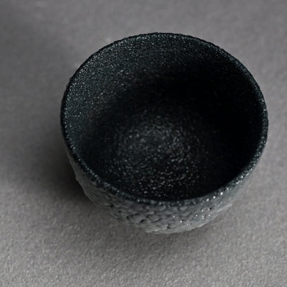 Contemporary Ao-Shino Guinomi ー酒井 博司 "藍色志野ぐい吞み"