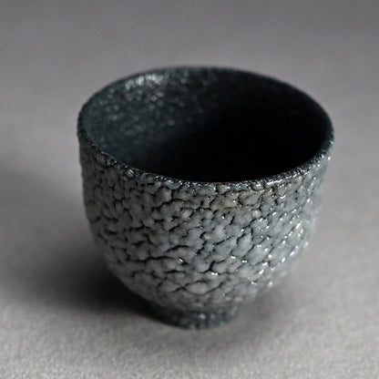 Contemporary Ao-Shino Guinomi ー酒井 博司 "藍色志野ぐい吞み"