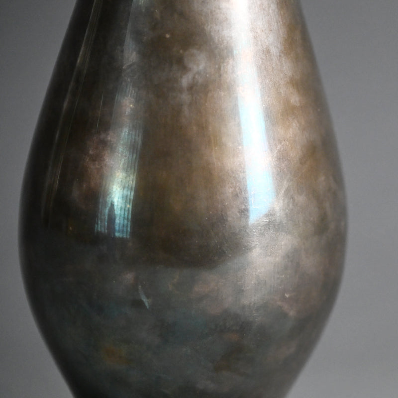 Stunning Antique Classical Japanese Solid Silver Vase