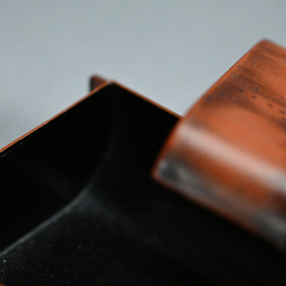 Elegant Small Lacquered Bamboo Futamono Box