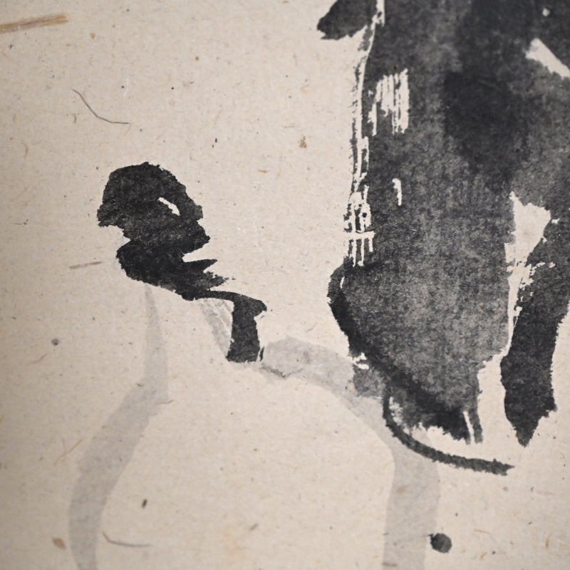 Gourd & Traveling Staff, Zenga Tea Room Scroll – Kura Monzen Gallery