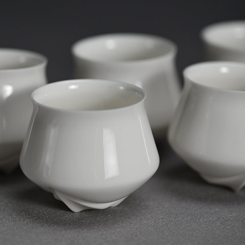 Contemporary Porcelain 6 pc. Cup Set ー松村 淳 “cup rss”