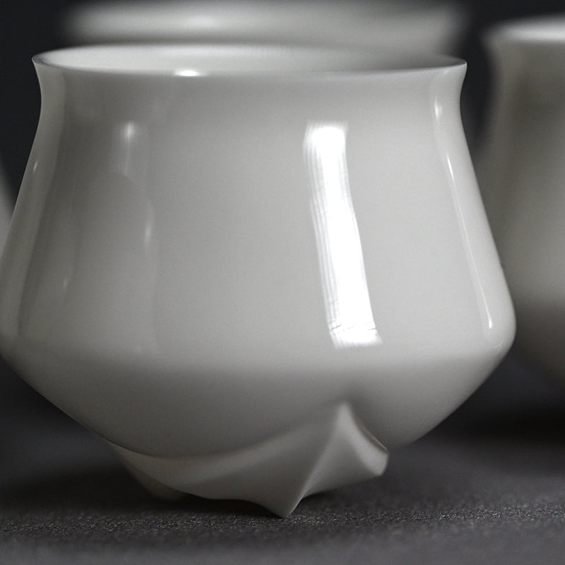 Contemporary Porcelain 6 pc. Cup Set ー松村 淳 “cup rss”
