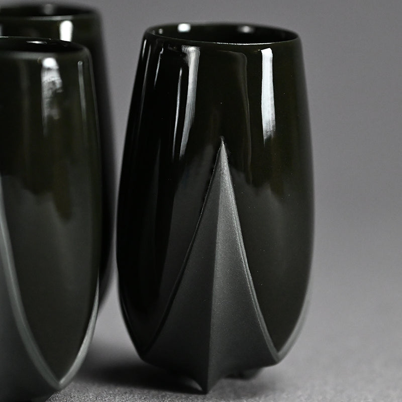 Contemporary Porcelain 6 pc. Cup Set ー松村 淳 “cup (-tss)”