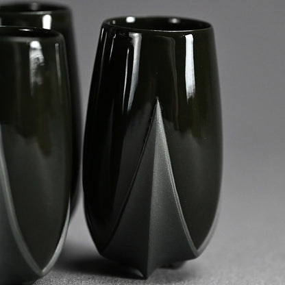 Contemporary Porcelain 6 pc. Cup Set ー松村 淳 “cup (-tss)”