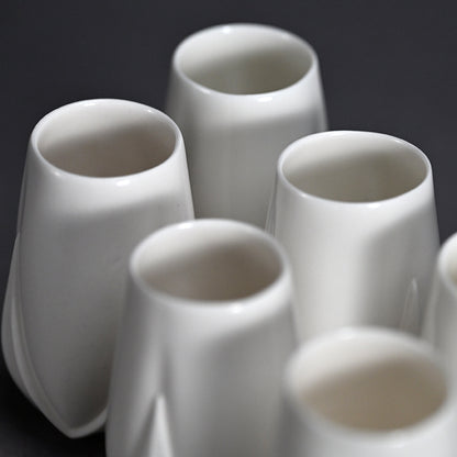 Contemporary Porcelain 6 pc. Cup Set ー松村 淳 “cup tss”