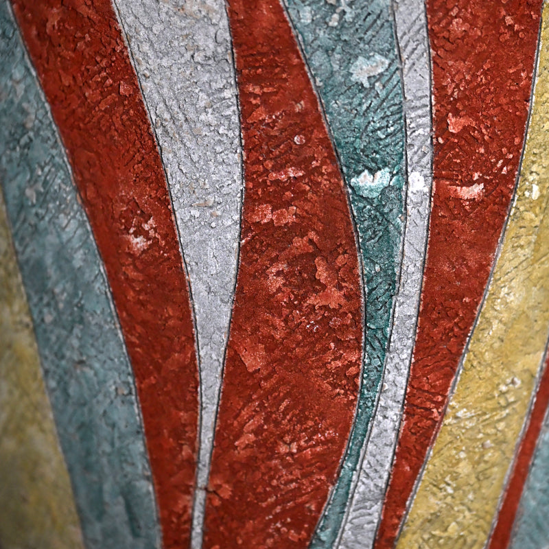 Unusually Colorful Vase ー加古 勝己 “彩陶”