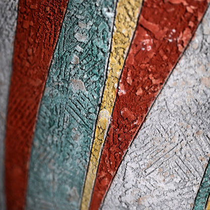 Unusually Colorful Vase ー加古 勝己 “彩陶”