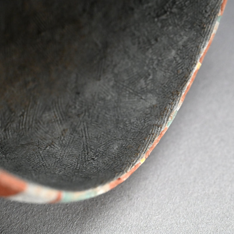 Unusually Colorful Vase ー加古 勝己 “彩陶”