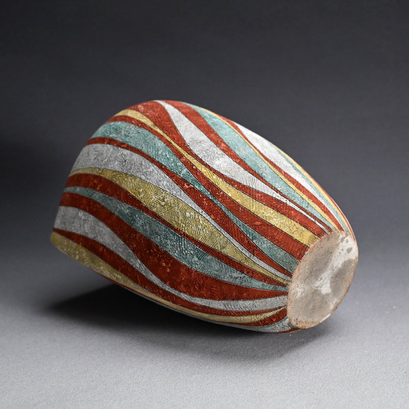 Unusually Colorful Vase ー加古 勝己 “彩陶”