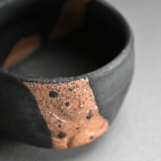 Black Glazed Chawan Tea Bowl ー加古 勝己 “黒釉茶碗”