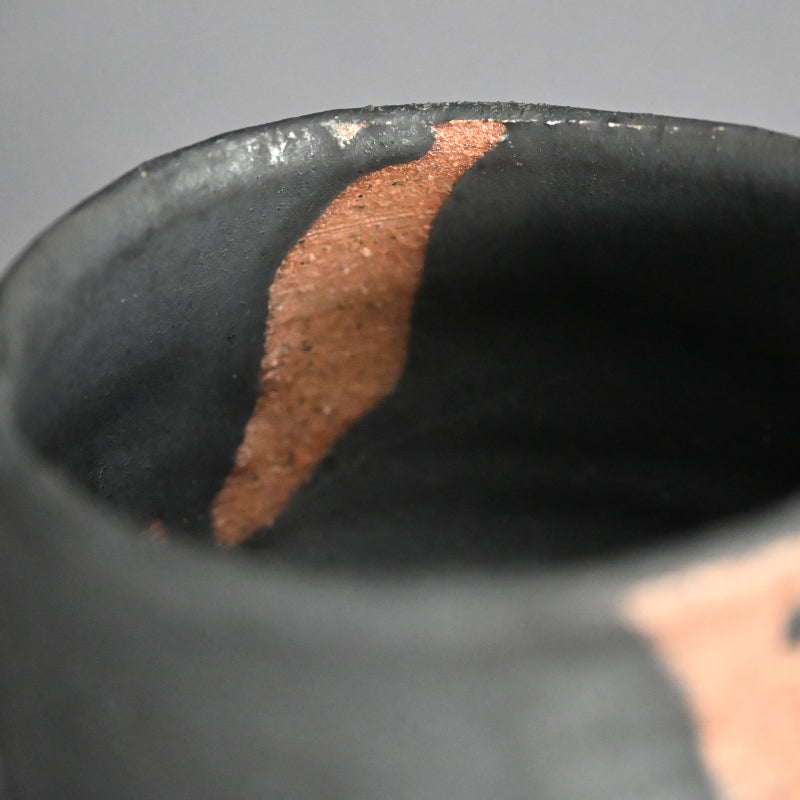 Black Glazed Chawan Tea Bowl ー加古 勝己 “黒釉茶碗”