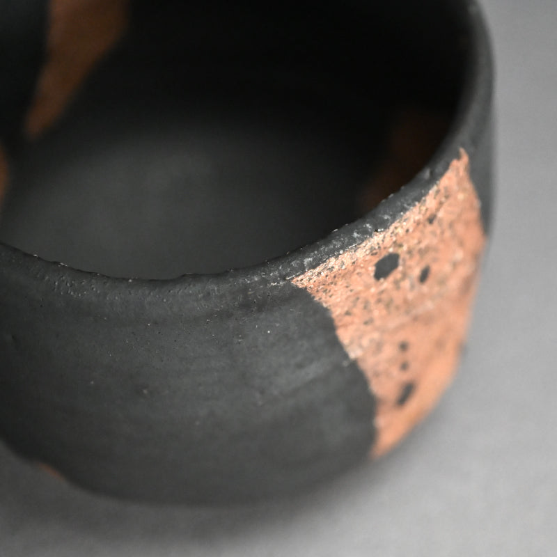 Black Glazed Chawan Tea Bowl ー加古 勝己 “黒釉茶碗”