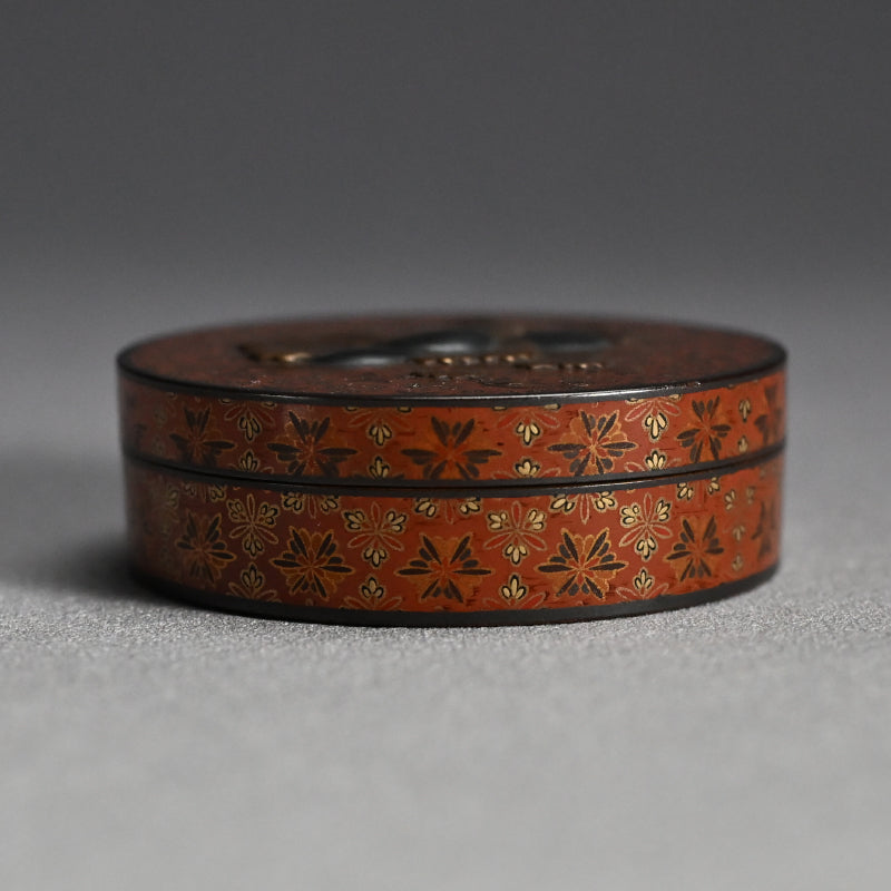 Antique Japanese Lacquer Kogo Incense Case