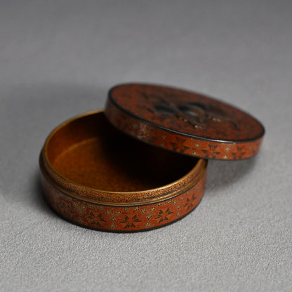 Antique Japanese Lacquer Kogo Incense Case