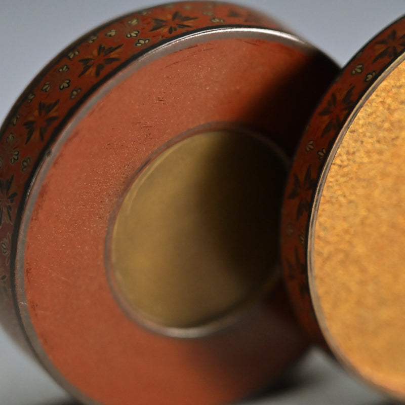 Antique Japanese Lacquer Kogo Incense Case