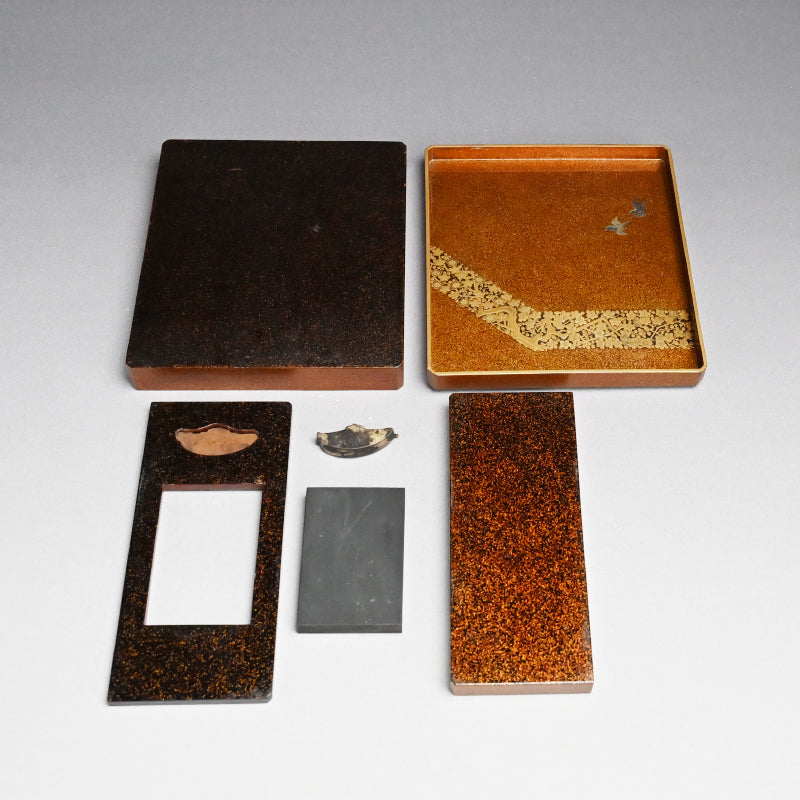 Exquisite Edo period Japanese Lacquered Writing Box