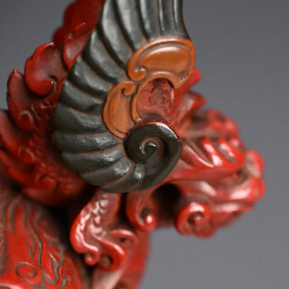 Museum Quality Meiji Carved & Lacquered Koro Incense Burner