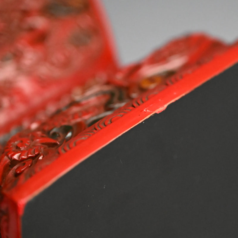 Museum Quality Meiji Carved & Lacquered Koro Incense Burner