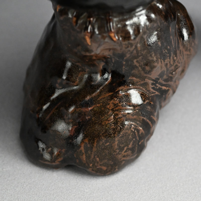 Crow Koro Incense Burner by Imperial Artist ー初代 諏訪 蘇山 "鳥香爐"