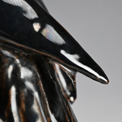 Crow Koro Incense Burner by Imperial Artist ー初代 諏訪 蘇山 "鳥香爐"