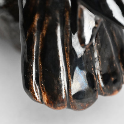 Crow Koro Incense Burner by Imperial Artist ー初代 諏訪 蘇山 "鳥香爐"