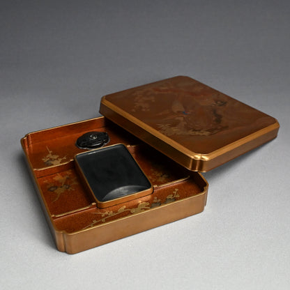 Museum Quality Meiji p. Japanese Gold Lacquer Box