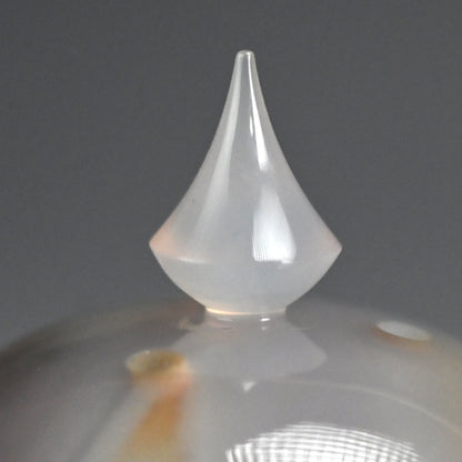 Exquisite Wamono Carved Agate Koro Incense Burner