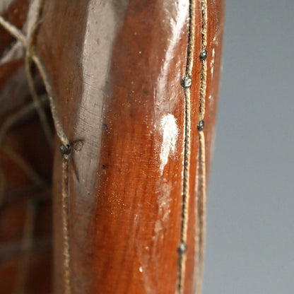 Antique Japanese Carved Wood Acupuncture Body Model