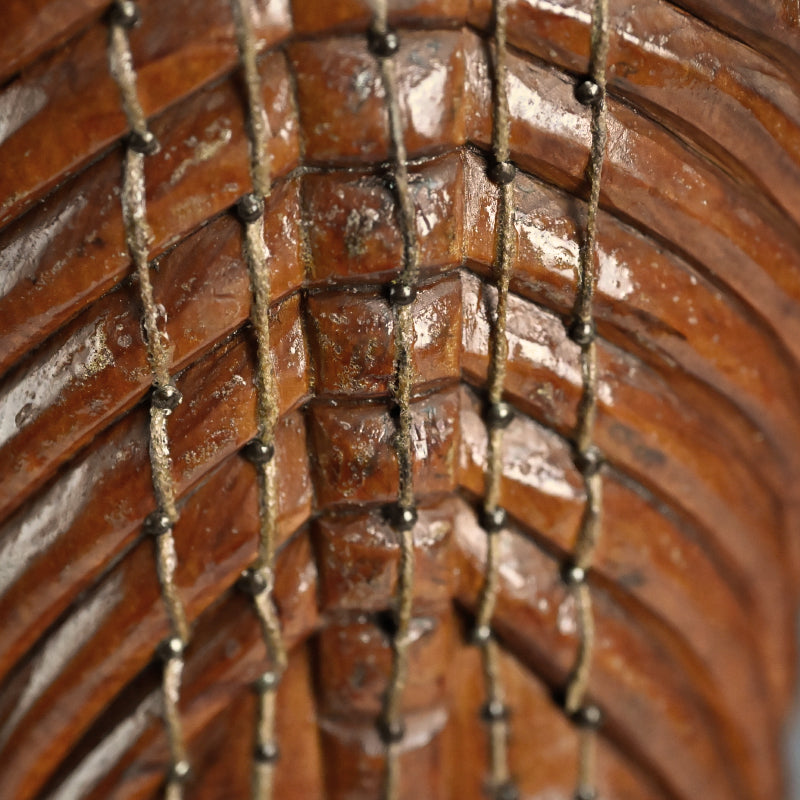 Antique Japanese Carved Wood Acupuncture Body Model
