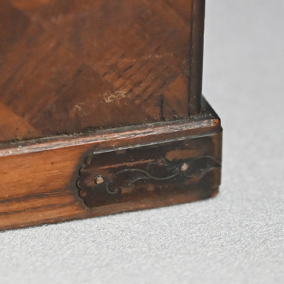 Intricate Meiji/Taisho Yosegi Zaiku Parquetry Tansu
