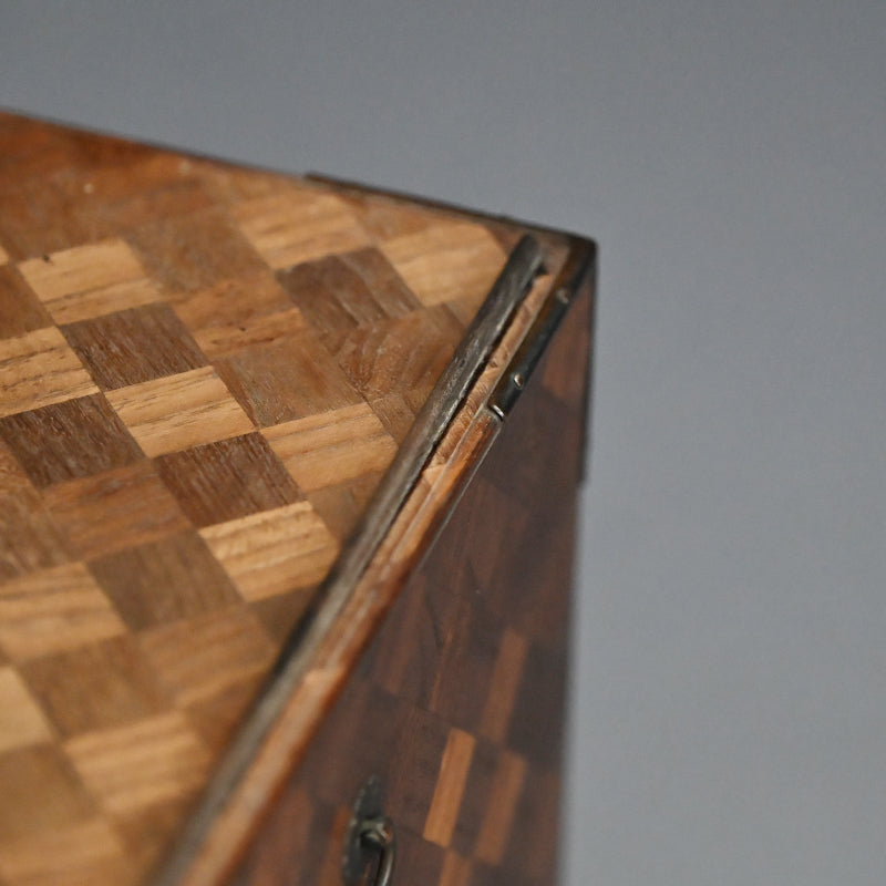 Intricate Meiji/Taisho Yosegi Zaiku Parquetry Tansu