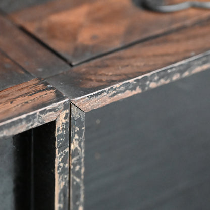Intricate Meiji/Taisho Yosegi Zaiku Parquetry Tansu