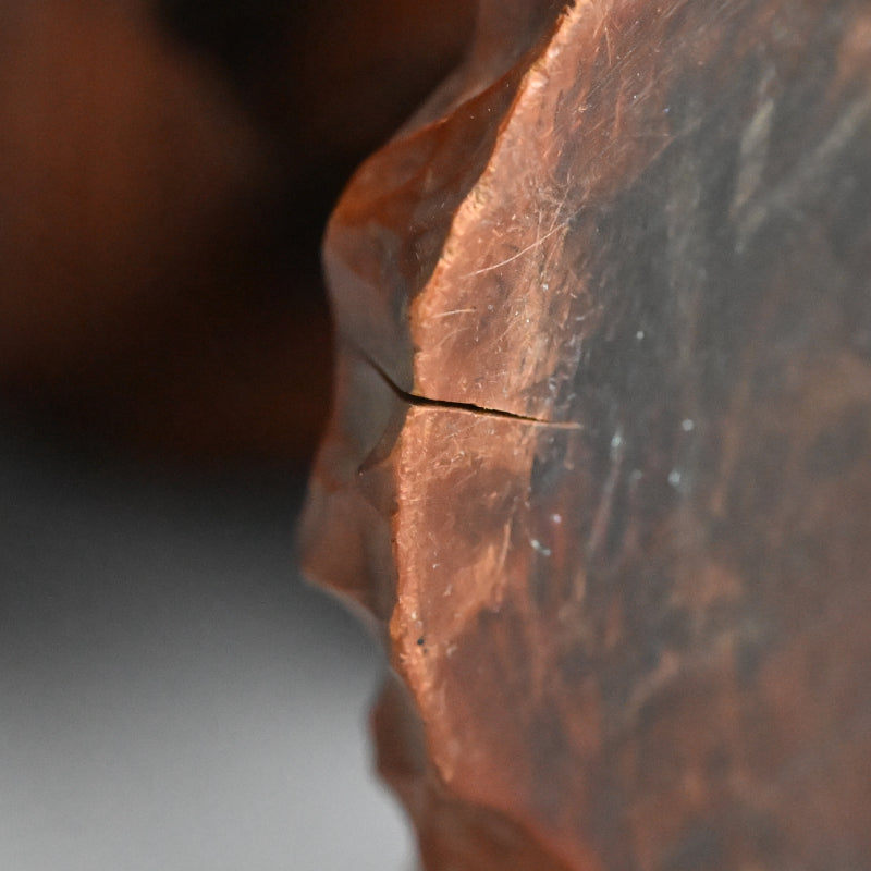 Carved Meiji p. Wood Oni With Kanabo Club, by Meizan