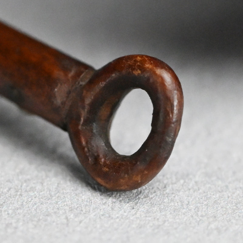 Carved Meiji p. Wood Oni With Kanabo Club, by Meizan