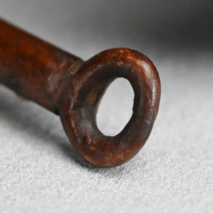 Carved Meiji p. Wood Oni With Kanabo Club, by Meizan